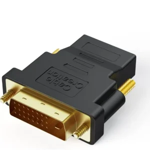 CableCreation DVI to HDMI Adapter; Bi-Directional DVI Male to HDMI Female Converter; Support 1080P; 3D for PS5; PS4; TV Box; Blu-ray; Projector; HDTV