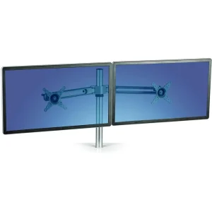 Fellowes Lotus? Dual Monitor Arm Kit - 2 Display(s) Supported - 27" Screen Support - 26 lb Load Capacity - 1 Each